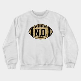 NO Retro Football - White Crewneck Sweatshirt